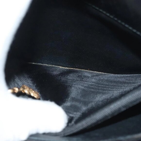 GUCCI Hand Bag Leather Black Gold 000 056 0004 Auth ep10863 - Picture 12 of 16